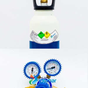 ZESTAW NOWA PEŁNA BUTLA GAZOWA TLEN 8l 150 bar + REDUKTOR