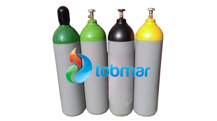Nowa Lekka PEŁNA Butla 20L/200 BAR MIX(AR+CO2), ARGON LUB AZOT
